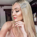 I'm Extra Silver Rhinestone Word Hair Clips |  Pretty Fab Things