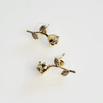 Crystal Rose Stud Flower Earrings - Pretty Fab Things