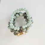 Minty Green Druzy 3 Piece Bracelet Set | Pretty Fab Things
