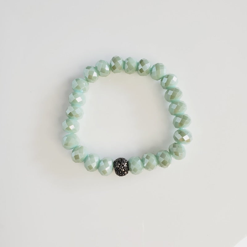 Minty Green Druzy 3 Piece Bracelet Set | Pretty Fab Things