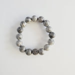 Gorgeous Gray Druzy 3 Piece Bracelet Set freeshipping - Pretty Fab Things