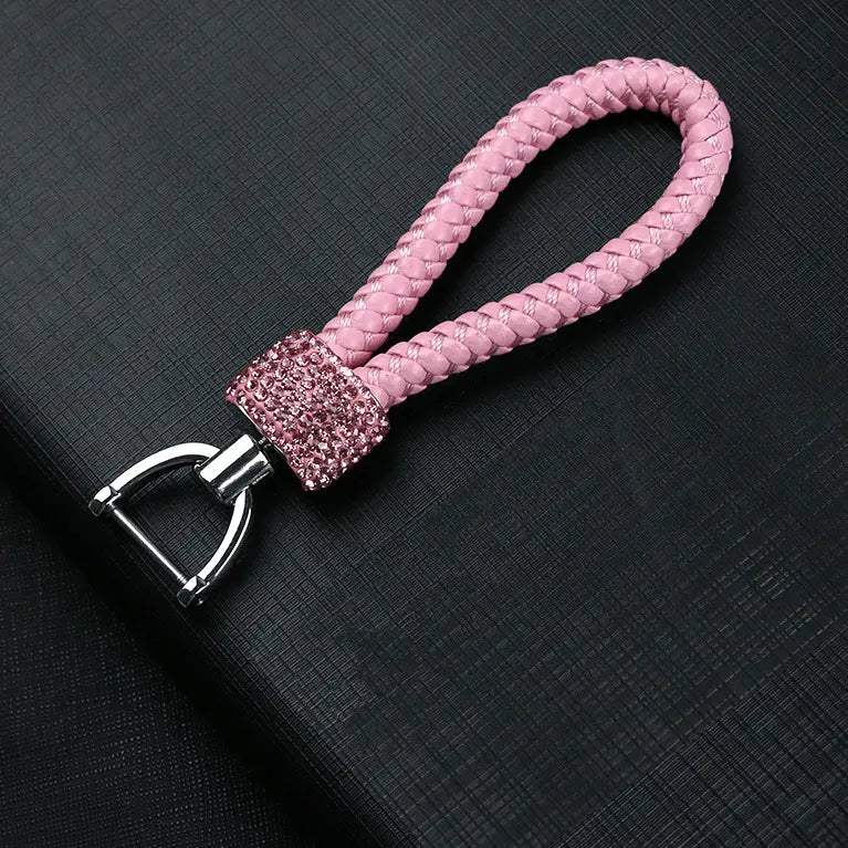 Crystal Braided Rope Key Chain | Pretty Fab Things