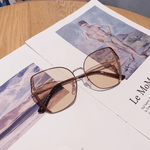 Charlie's Angels Peach Gradient Wire Sunglasses - Pretty Fab Things