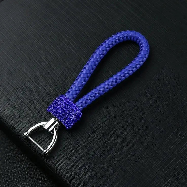 Crystal Braided Rope Key Chain | Pretty Fab Things