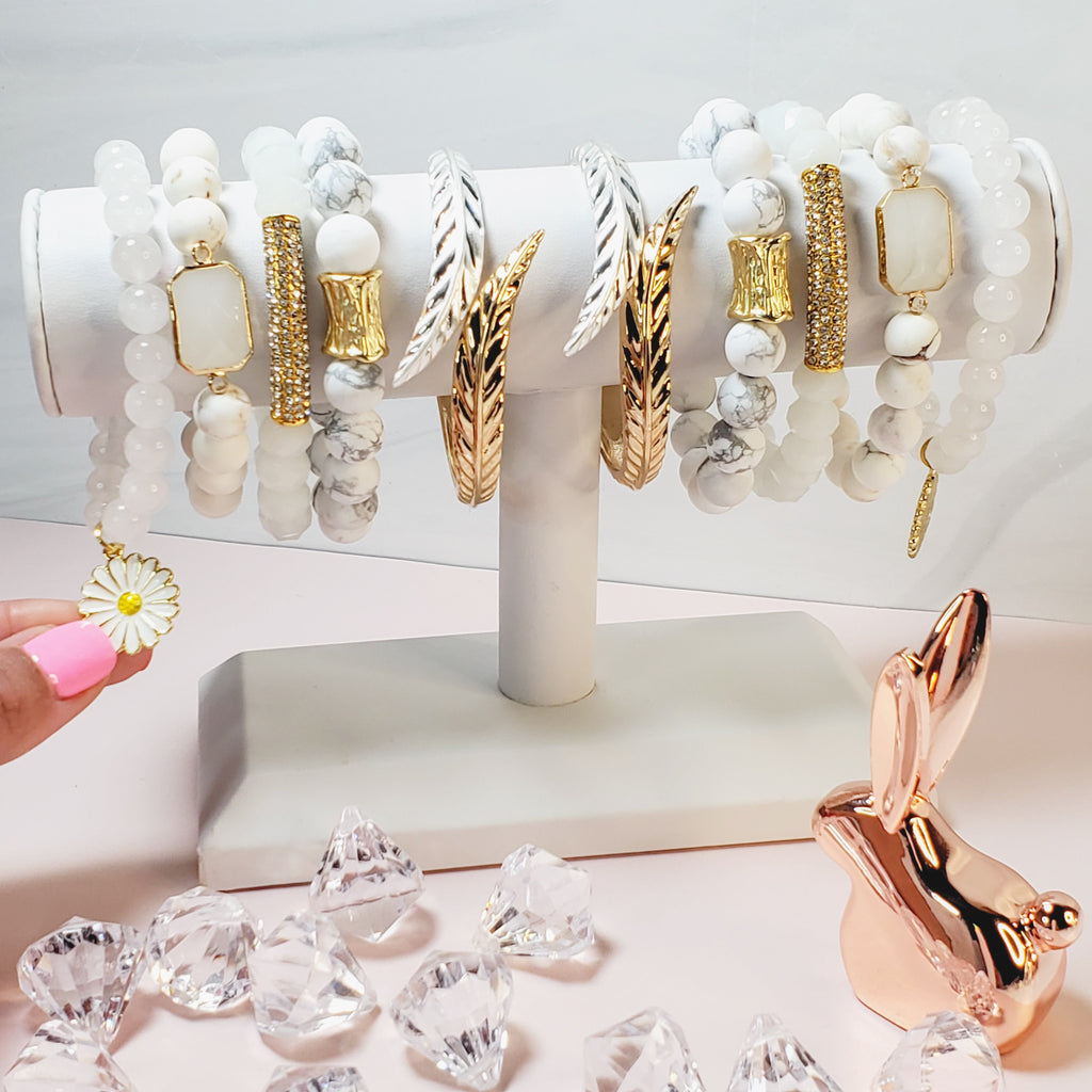 SUNFLOWER Bead Bracelet Set | Pretty Fab Things